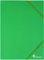 VICTORIA A4 with Elastic Band and Flaps, Green - Document Folders