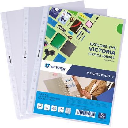 VICTORIA A4/40 micron matt - pack of 100 - Sheet Potector - Main image