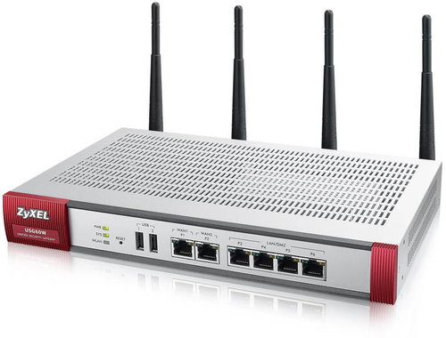 ZyXEL ZyWALL USG 60W UTM Bundle - Firewall - Main image