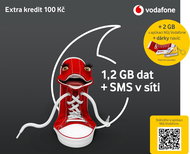 Vodafone data card - 1.2 GB of data + sneaker + sock - SIM Card