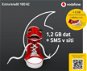 Vodafone datová karta - 1,2 GB dat + kecka + ponožky - SIM karta