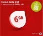 Vodafone datová karta - 6 GB dat - SIM karta