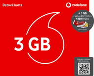 Vodafone data card - 3 GB of data + sneaker + sock - SIM Card