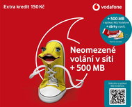 Vodafone unlimited calls to the Vodafone network + kecka + sock - SIM Card