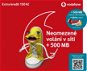 Vodafone neomezené volání do sítě Vodafone + kecka + ponožky - SIM karta