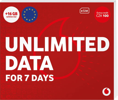 Vodafone Tourist SIM Card (eSIM) - SIM Card - Main image