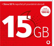 Vodafone Předplacenka 15 GB - SIM Card