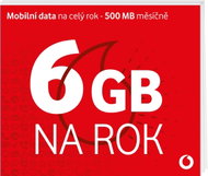 Vodafone Předplacenka 6 GB na rok - SIM Card