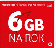 Vodafone Předplacenka 6 GB na rok (eSIM)  - SIM Card