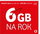 6 GB na rok (eSIM)