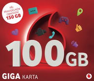 Vodafone GIGA Karta 100GB (e-sim) - SIM karta