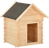 SHUMEE Dog kennel 80 × 80 × 100,6 cm solid pine wood - Dog Kennel