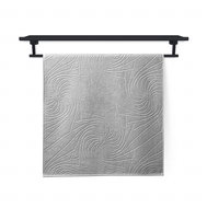 Veba Osuška Grand Grafico světle šedá 70 × 140 cm - Bath Towel