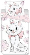 Jerry Fabrics Marie Cat Flowers 03 140 × 200, 70 × 90 cm - Children's Bedding