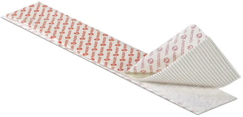 VELCRO Velcro tape, e×tra strong, adhesive, 50 mm × 5 m, white - Velcro Fastener - Main image