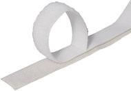 VELCRO Páska se suchým zipem, nalepovací / našívací, 20 mm × 25 m, bílá - Velcro Fastener