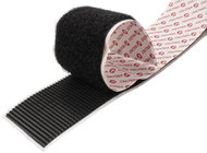 VELCRO Páska se suchým zipem, velmi pevná, nalepovací, 50 mm × 5 m, černá - Velcro Fastener