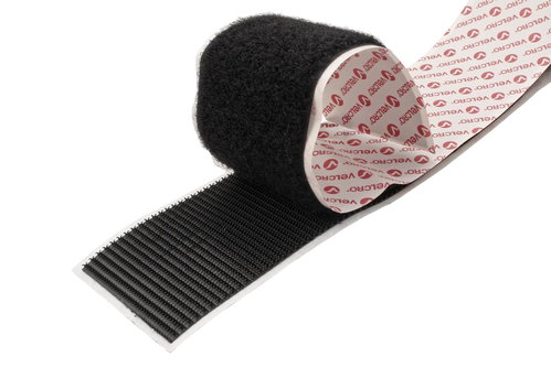 VELCRO Velcro tape, very strong, adhesive, 50 mm × 5 m, black - Velcro Fastener - Main image