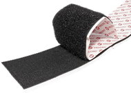 VELCRO Páska se suchým zipem, extrémně pevná, nalepovací, 50 mm × 5 m, černá - Velcro Fastener