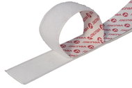 VELCRO Velcro tape, extra thin, adhesive, 20 mm × 25 m, white - Velcro Fastener