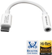 Veles-X Hi-Res DAC Audio Adapter – Realtek Chip (384kHz / 32-bit), USB-C to 3.5mm Jack White - DAC Transmitter
