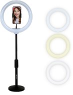 Veles-X Desktop Ring Light with Stand and Phone Holder - Camera Light