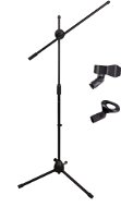 Microphone Stand Veles-X 2 Mic Clips Boom Arm Tripod Microphone Stand - Stojan na mikrofon