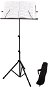 Veles-X Extra Stable Reinforced Lightweight Folding Sheet Music Stand with Carrying Bag - Music Stand