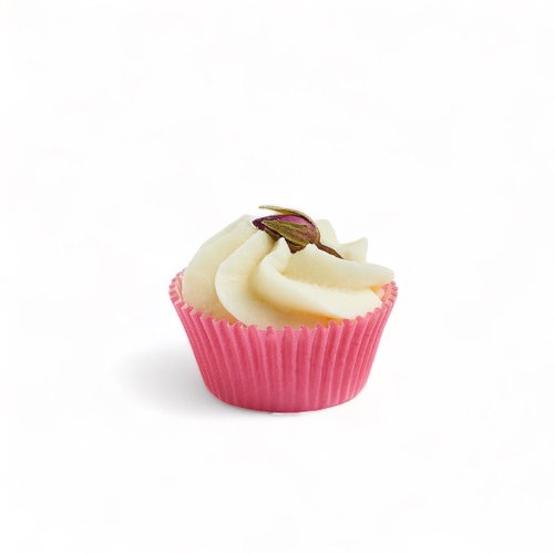 Velvety - With argan oil - Rosehip - muffin 45 g - Bath bomb - Main image