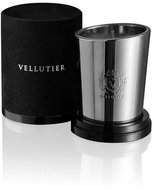 Vellutier Prestige svíčka metalická váza Titanově černá 225 g - Candle