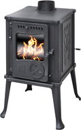 GUČA ISKRA,  6, kW, kouřovod 120 mm - Krbová kamna