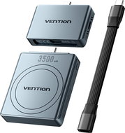 Vention Cable-Free M.2 NVMe SSD Enclosure (USB 3.2 Gen 2 Type-C) + 3500mAh Power Bank (USB-C + USB-C - Hard Drive Enclosure