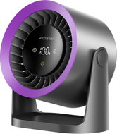 Vention USB 5V Speed (1-100) Adjustable Desktop Air Circulation Fan Gray Smart Digital Display Type - Fan
