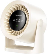 Vention USB 5V Speed (1-100) Adjustable Desktop Air Circulation Fan Beige Smart Digital Display Type - Fan