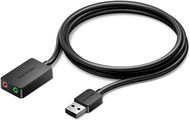 Vention 2-port USB External Sound Card 1M Black - Externí zvuková karta