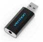 Externá zvuková karta Vention USB External Sound Card Black - Externí zvuková karta