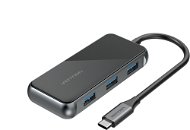 Vention Type-C (USB-C) to HDMI / 3x USB3.0 / PD Docking Station 0.15M Gray Mirrored Surface Type - Port replikátor