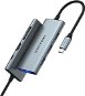 Vention USB-C to HDMI/USB 3.0x3/SD/TF/PD Docking Station 0.15M Gray Aluminum Alloy Type (Slim and wi - Port replikátor