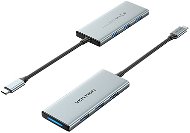 Vention USB-C to HDMI/USB 3.0x3/SD/TF/PD Docking Station 0.15M Gray Aluminum Alloy Type (Slim and wi - Port-Replikator