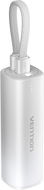 Vention 5000mAh Power Bank (USB-C + Lightning) 20W Gray Light Indicator Display Type - Power bank