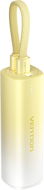 Vention 5000mAh Power Bank (USB-C + Lightning) 20W Yellow Light Indicator Display Type - Power bank