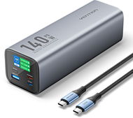 Vention 27000mAh Power Bank (USB-C + USB-C + USB-A + USB-A) 140W Gray LED Display Type - Power bank