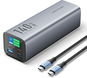 Vention 27000mAh Power Bank (USB-C + USB-C + USB-A + USB-A) 140W Gray LED Display Type - Power bank
