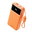 20,000mAh Power Bank (USB-C + USB-A) with Built-in Cable 22.5W Orange LED Display Type