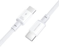 Vention USB 2.0 C Male to C Male 5A Dirt-Resistant Cable 1M White ABS Type - Data Cable