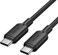 Vention USB 2.0 Type-C Male to Type-C Male 3A Cable 1M Black PVC Type - Data Cable