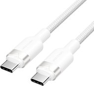 Vention USB 2.0 Type-C Male to Type-C Male 3A Cable 1M White Aluminum Alloy Type - Datový kabel