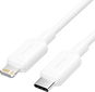 Vention USB 2.0 Type-C Male to Lightning Male 3A Cable 1M White PVC Type - Adatkábel