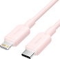 Vention USB 2.0 Type-C Male to Lightning Male 3A Cable 1M Pink PVC Type - Adatkábel