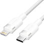 Vention USB 2.0 Type-C Male to Lightning Male 3A Cable 1M White Aluminum Alloy Type - Adatkábel